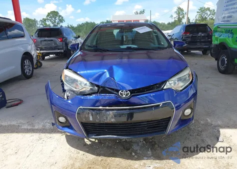2015 Toyota Corolla S из США, поврежденный, VIN 5YFBURHE7FP204889